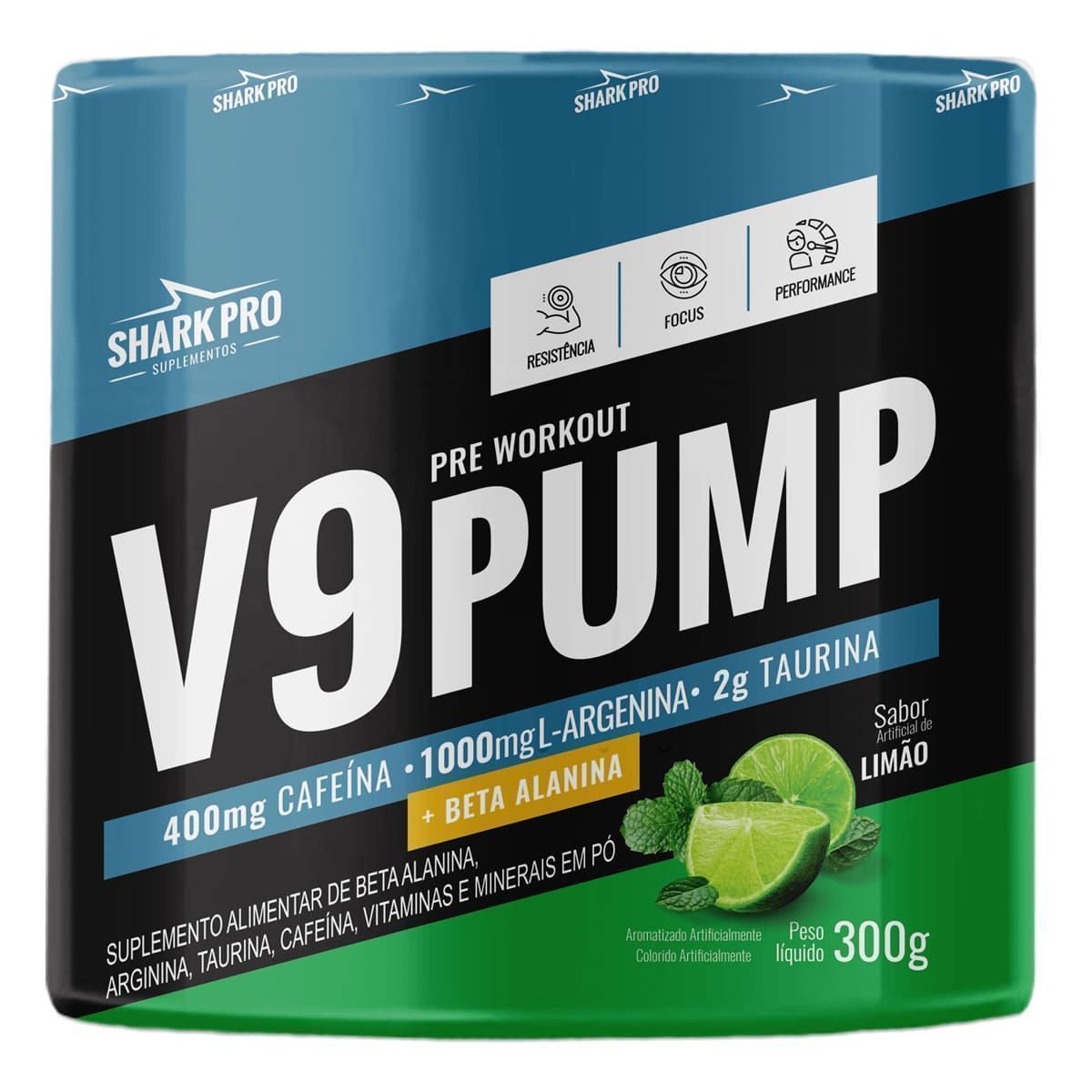 V9-Pump Pre Workout - 300g - Shark Pro