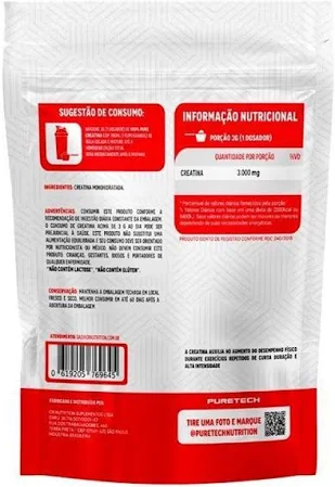 Creatina  100%    Sem Sabor