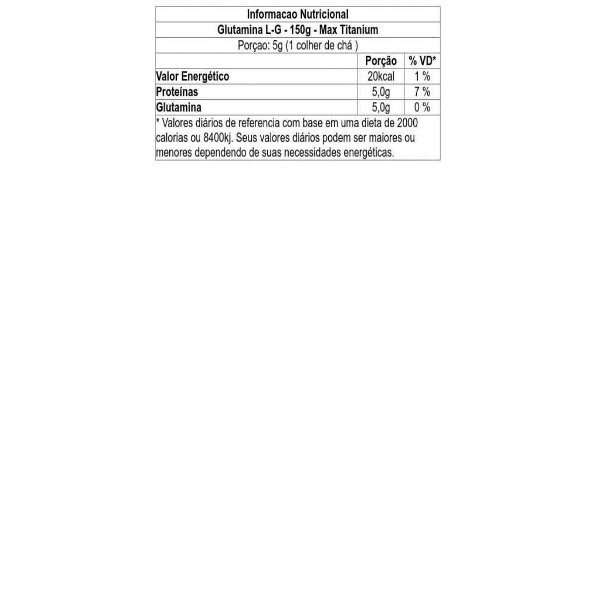 Glutamina L-G - 150g -  