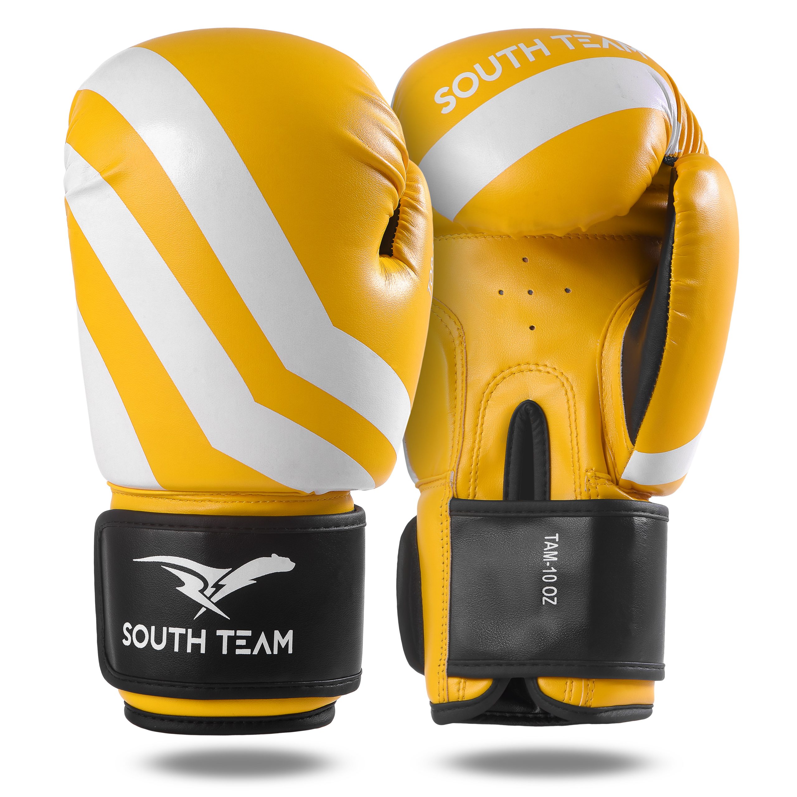 LUVA DE BOXE TOP TEC - AMARELA E PRETA