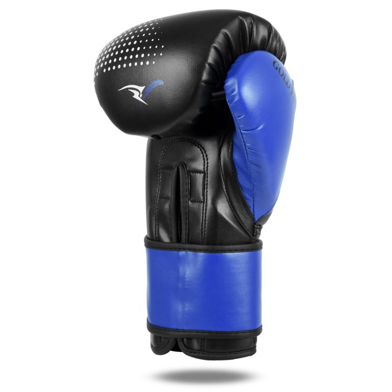 LUVA DE BOXE PRO AZUL E PRETA