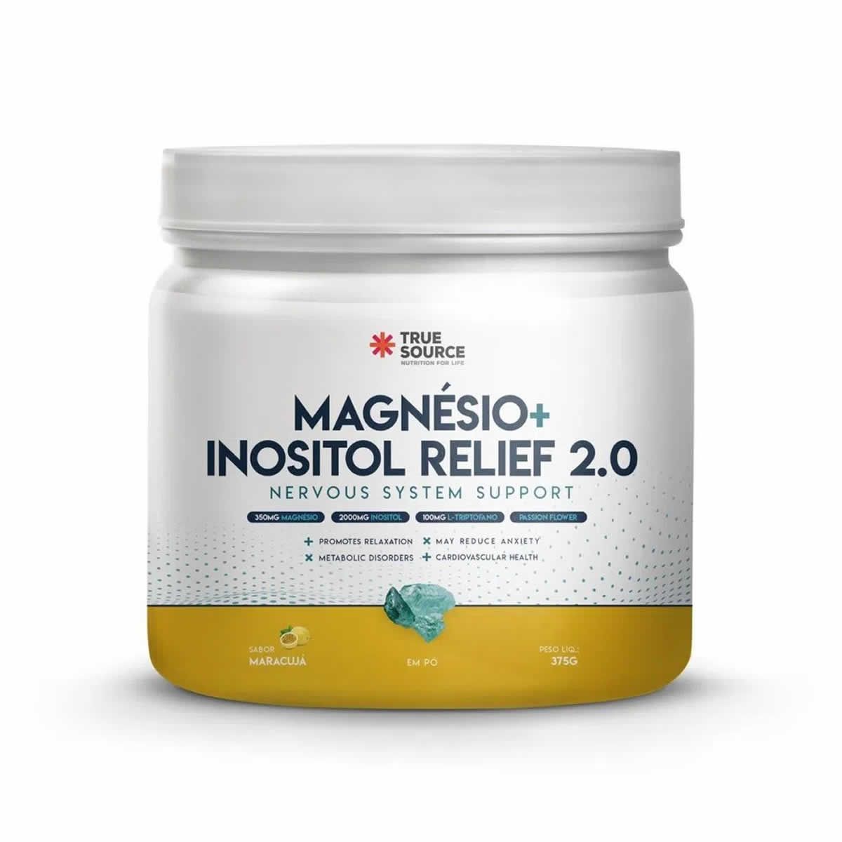 True Magnésio + Inositol Relief 2.0 - 375g  