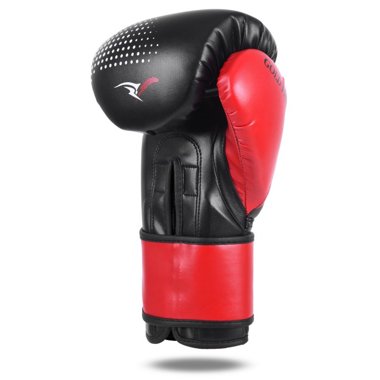 LUVA DE BOXE PRO VERMELHA E PRETA