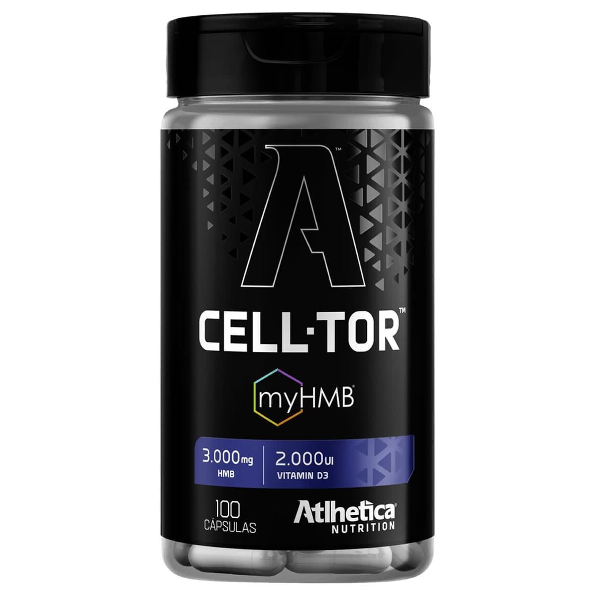 Cell-Tor (myHMB + Vit D) - 100 Cápsulas - Atlhetica Nutrition
