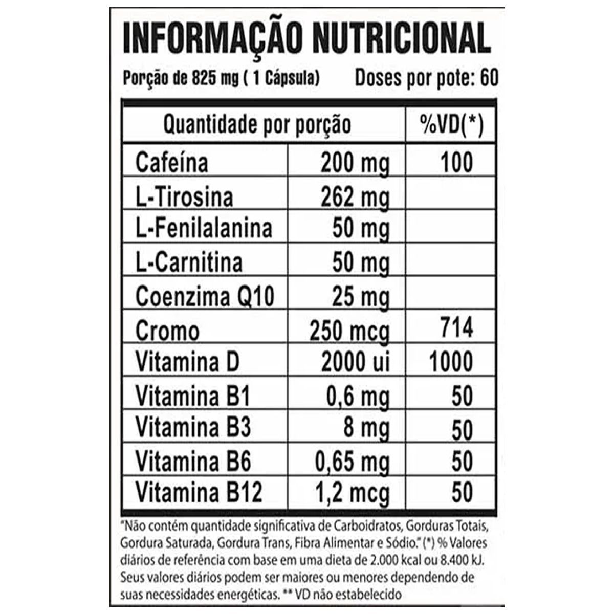 Lipo 6 Hardcore - 60 Cápsulas -  