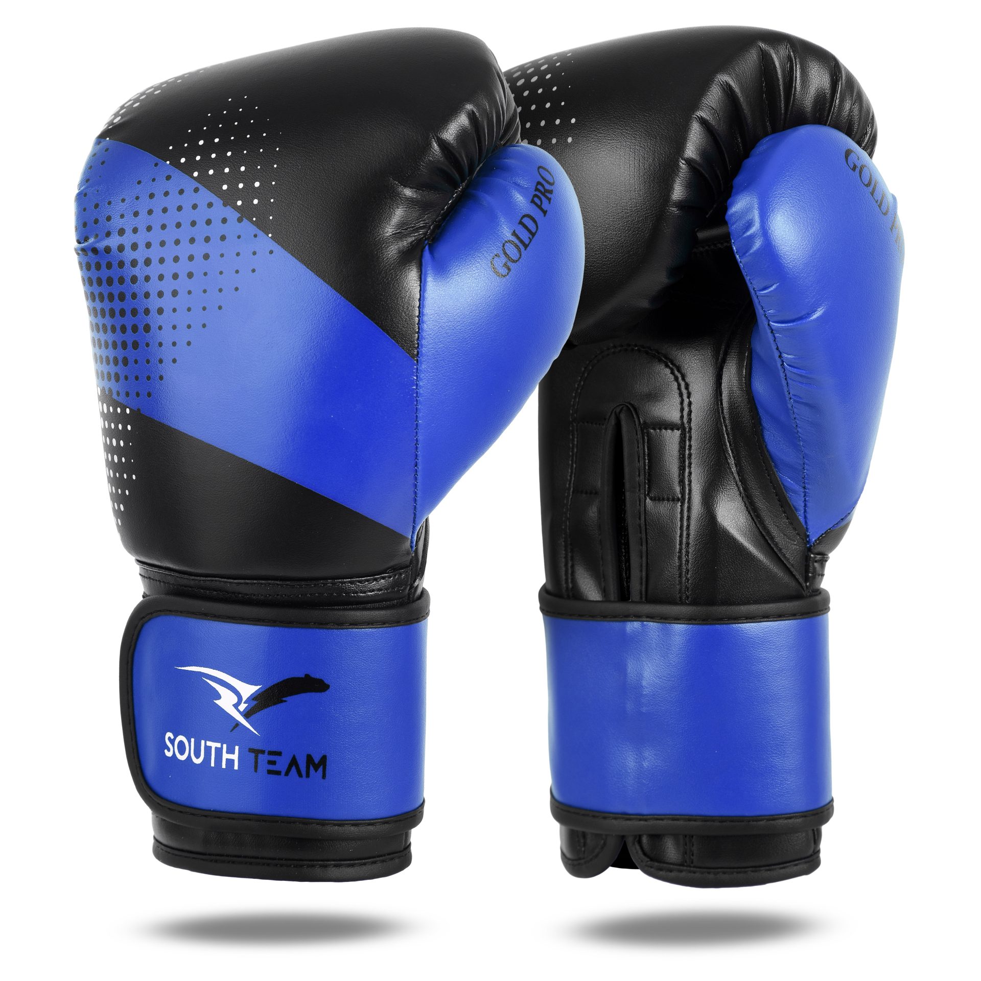 LUVA DE BOXE PRO AZUL E PRETA