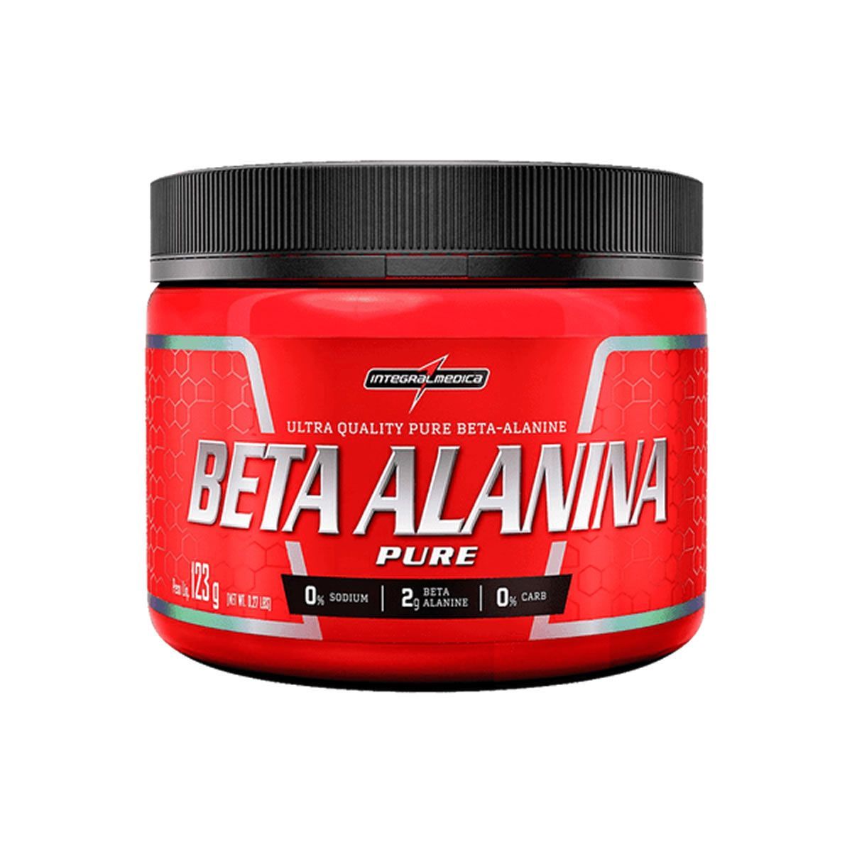 Beta Alanina - 123g  Sem Sabor - Integra lMédica