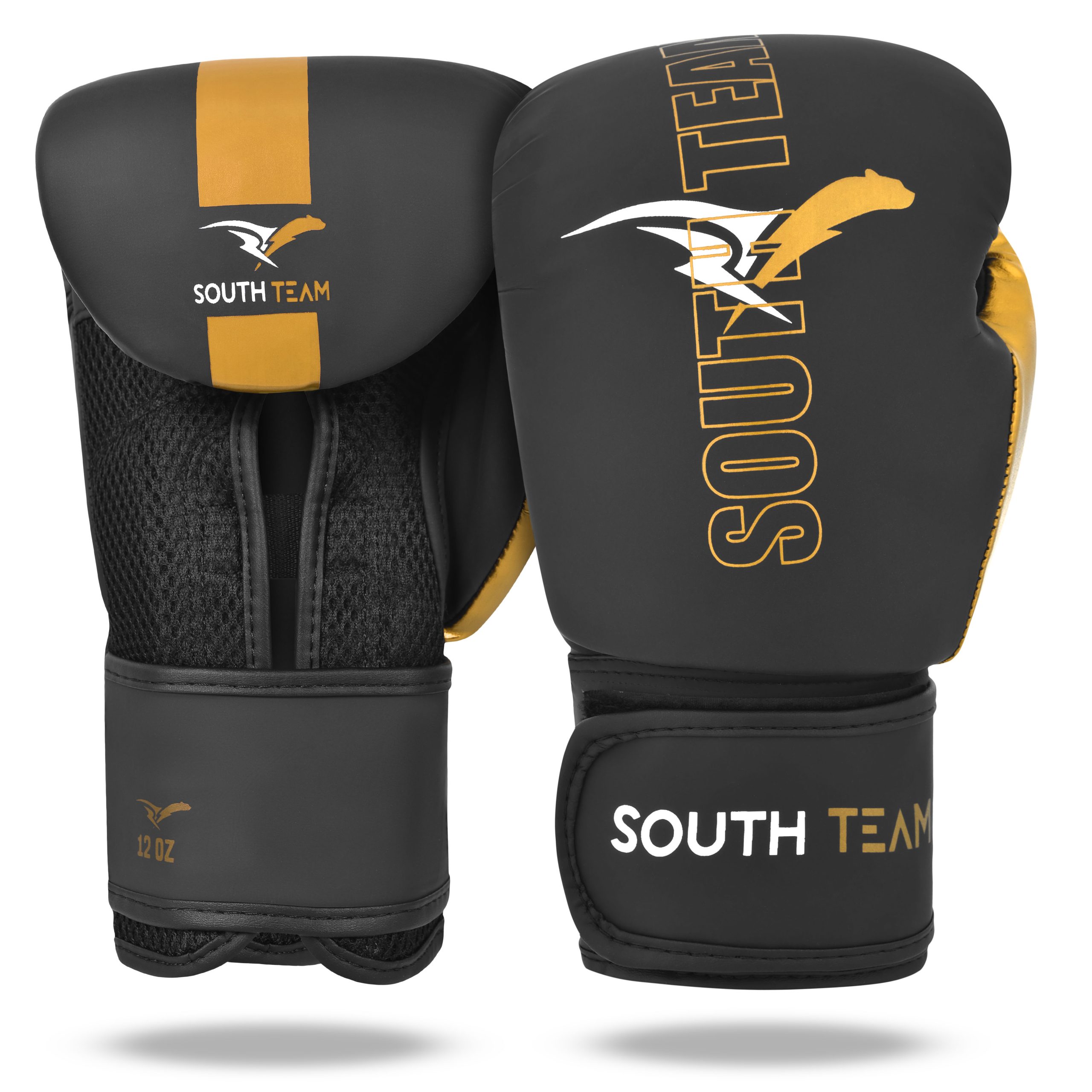 LUVA DE BOXE PRETA E AMARELA FANTANSY