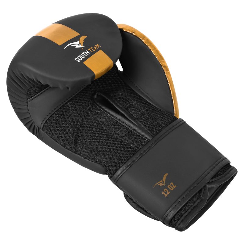 LUVA DE BOXE PRETA E AMARELA FANTANSY