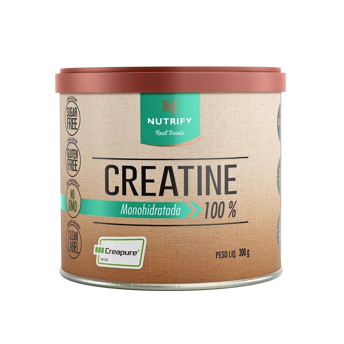 Creatine 100% - 300g Sem Sabor - Nutrify
