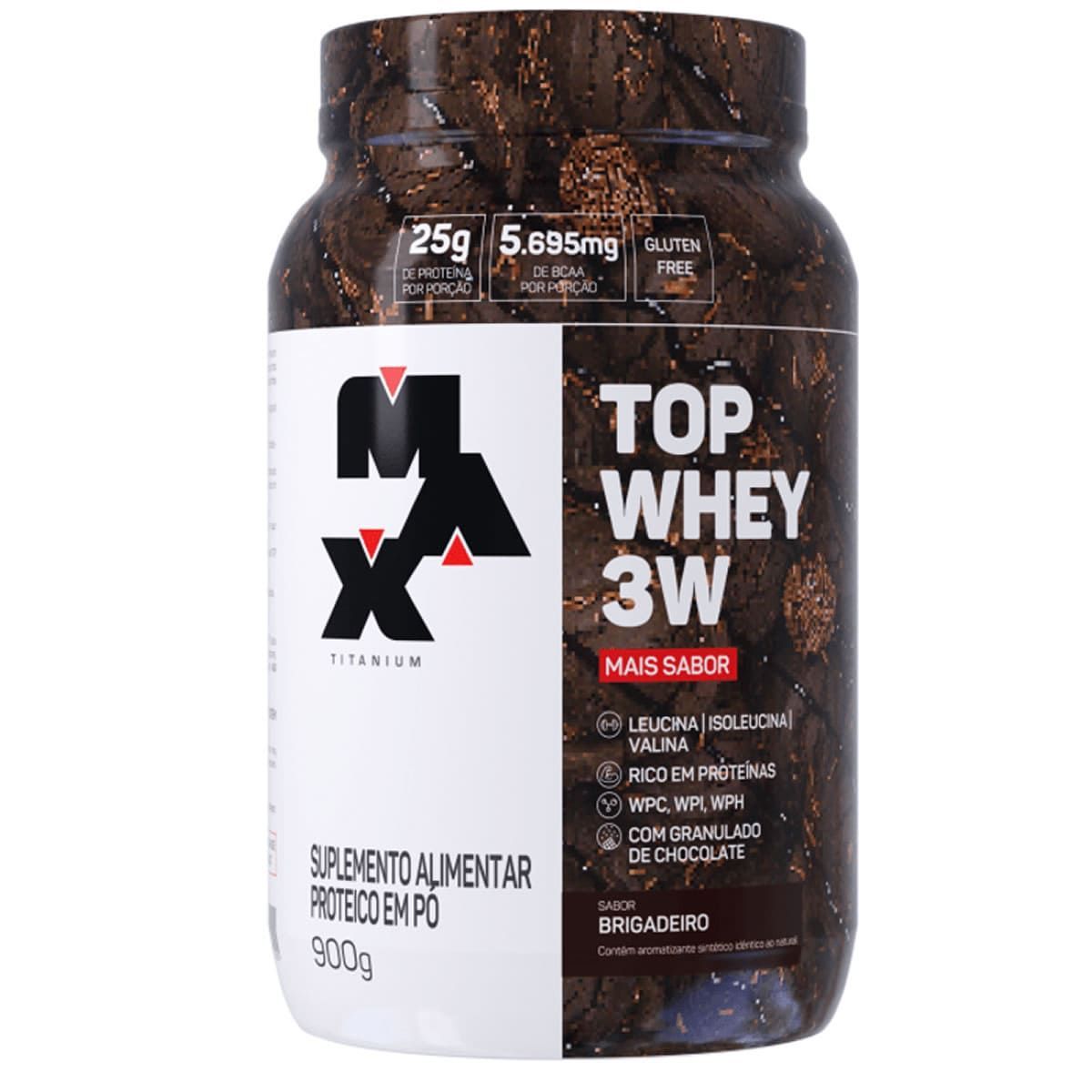 Top Whey 3W Mais Sabor -