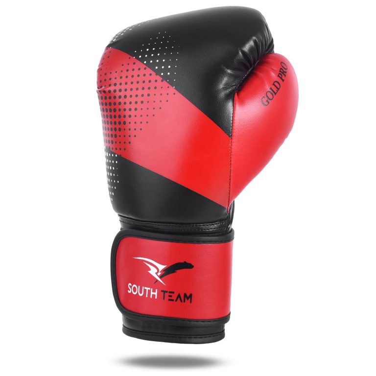 LUVA DE BOXE PRO VERMELHA E PRETA