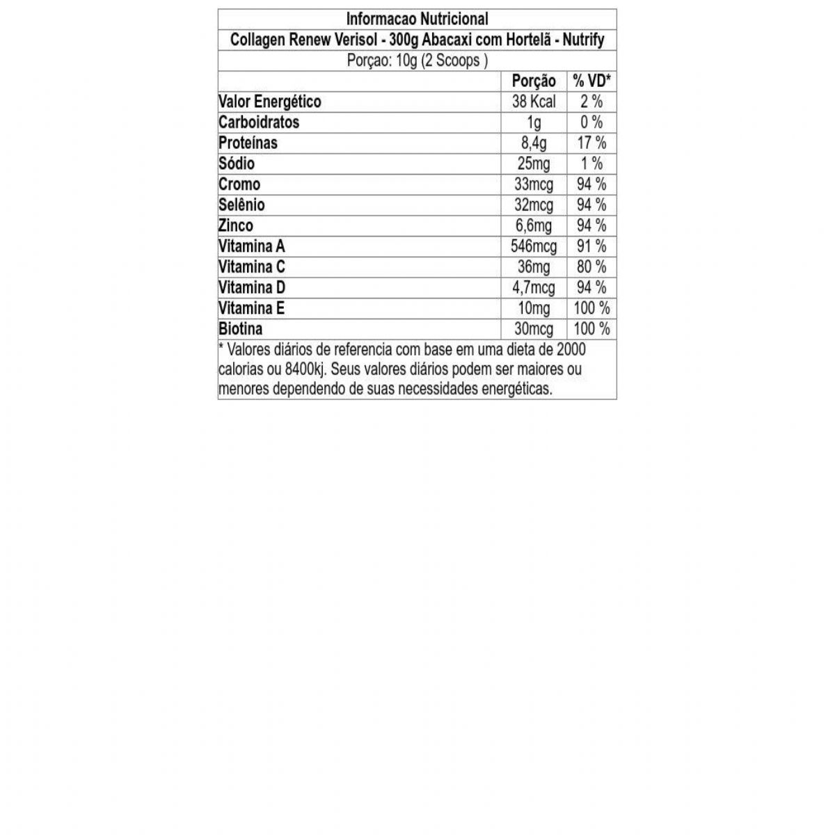 Collagen Renew Verisol - 300g     