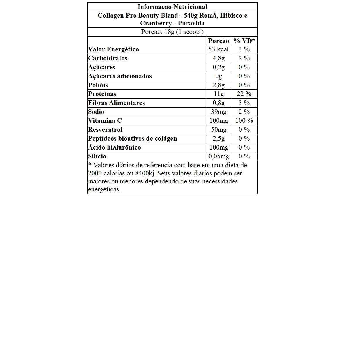 Collagen Pro Beauty Blend - 540g  -  