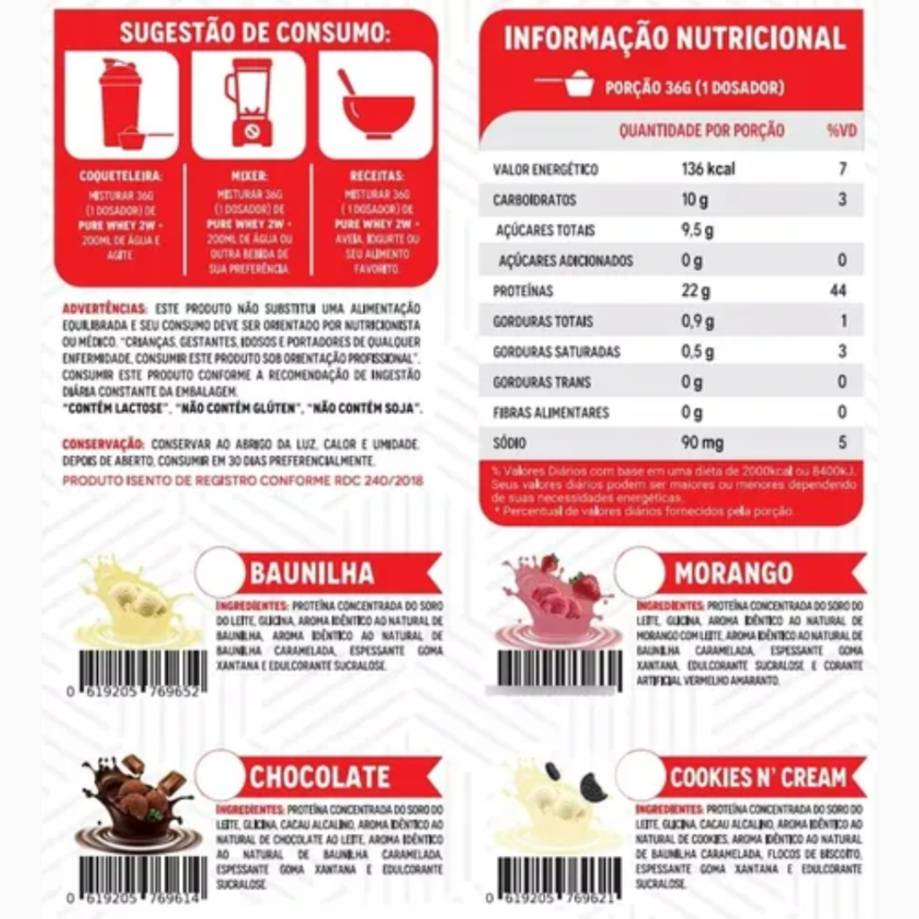 Whey Protein 900g -  