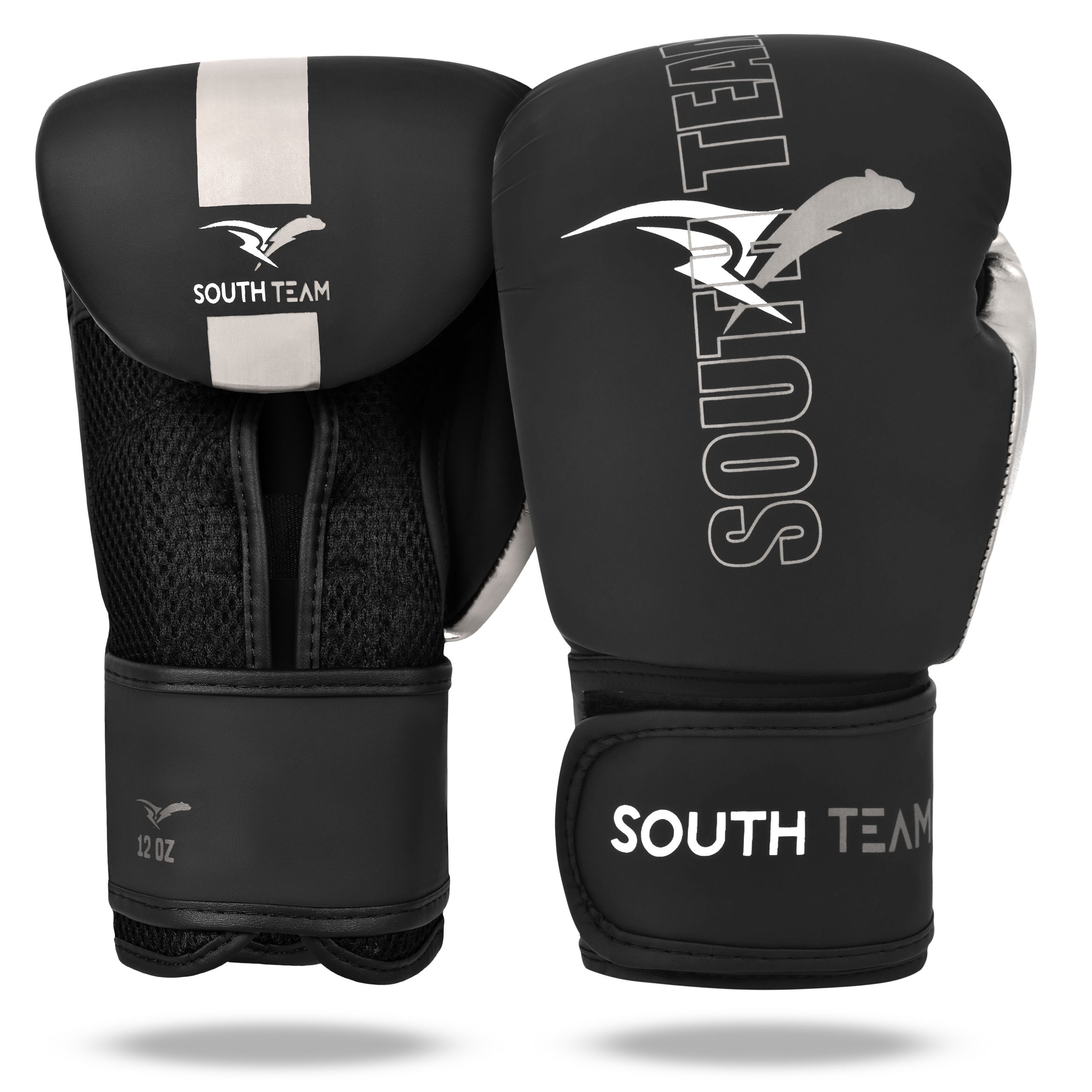 LUVA DE BOXE PRETA E CREME FANTASAY