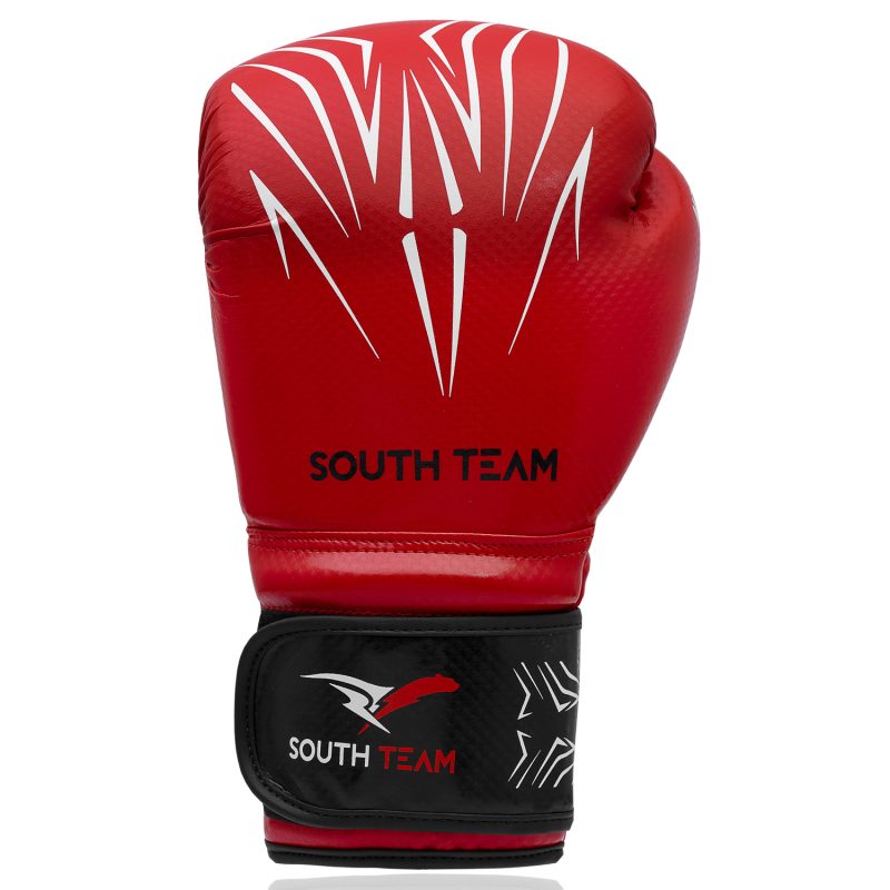 LUVA DE BOXE MEX VERMELHA E PRETA 