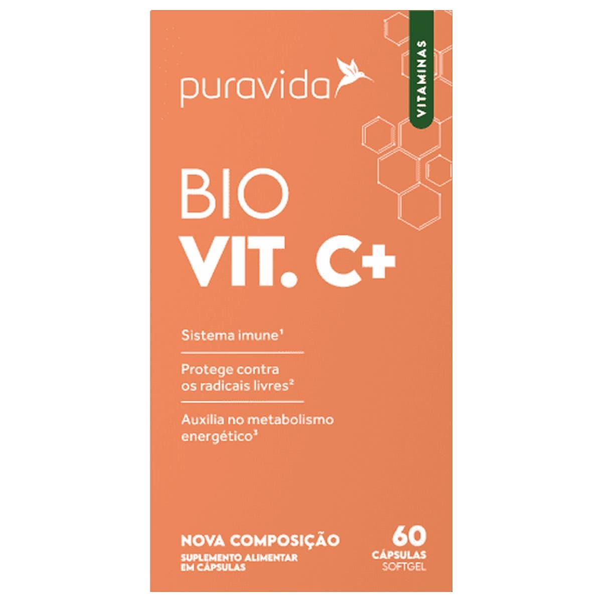Bio Vit C+ - 60 Cápsulas -  