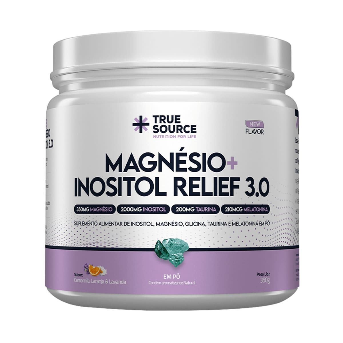 True Magnésio + Inositol Relief 3.0 - 300g   