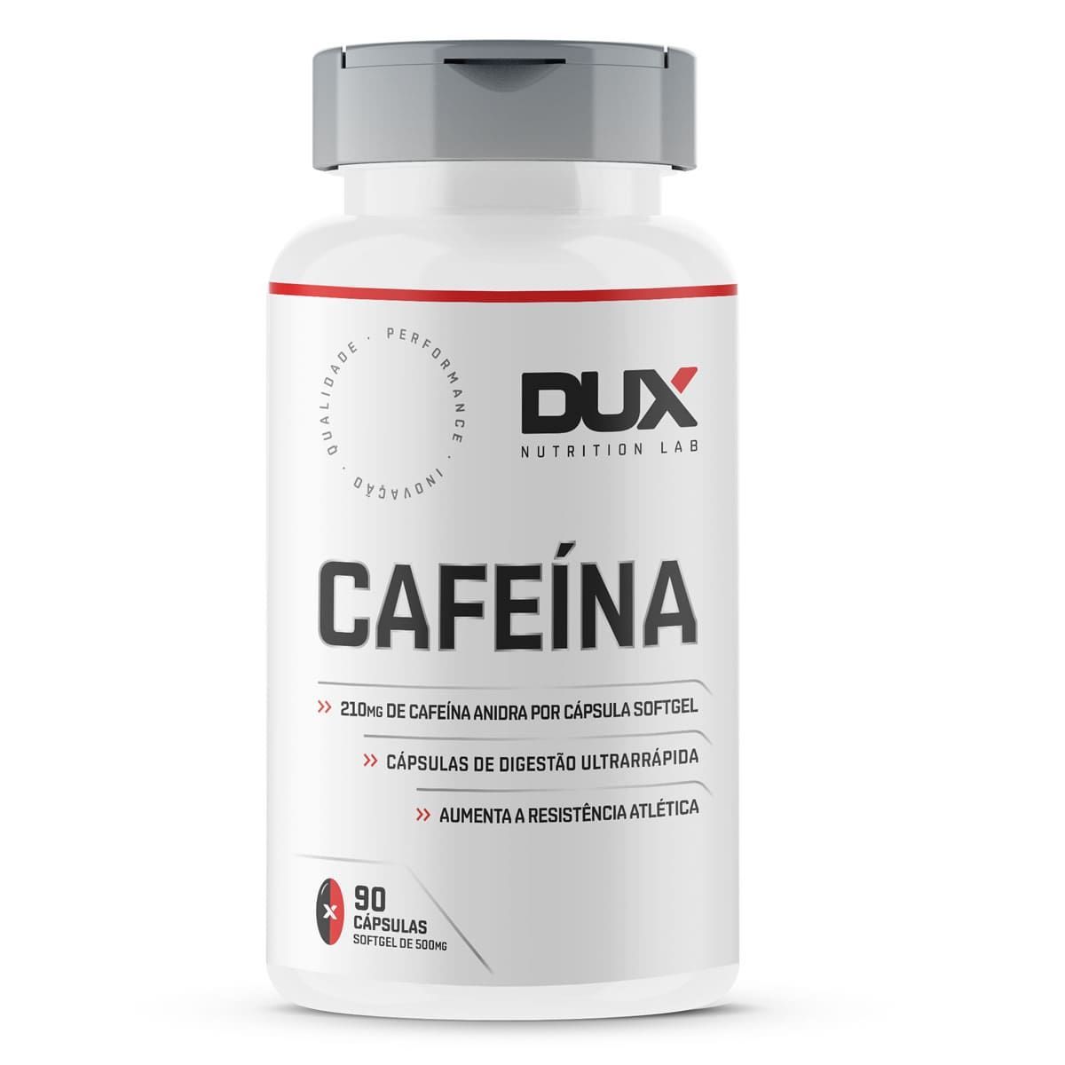 Cafeína - 90 Cápsulas Softgel - Dux Nutrition
