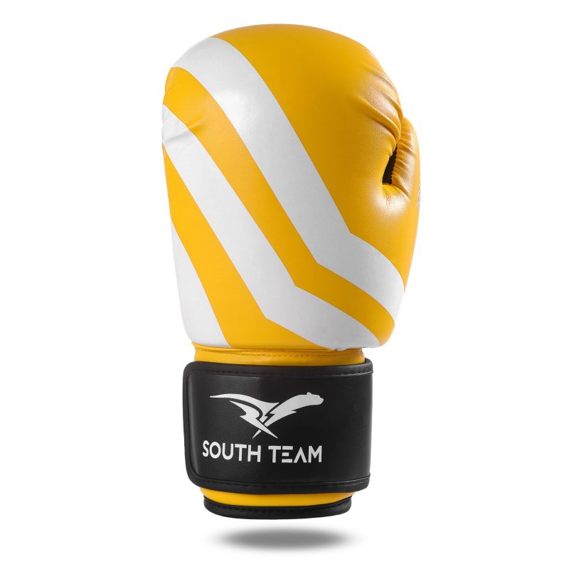 LUVA DE BOXE TOP TEC - AMARELA E PRETA 