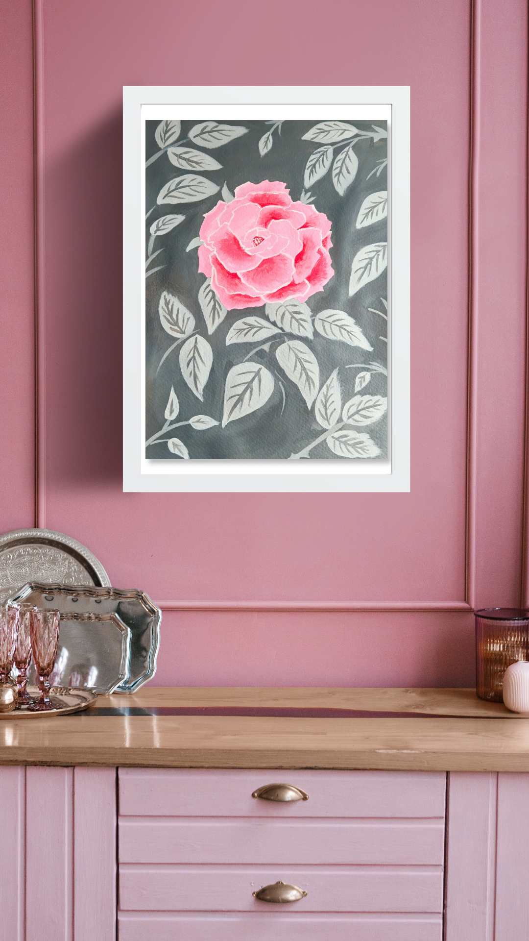 "The Venetian Damask Rose" 