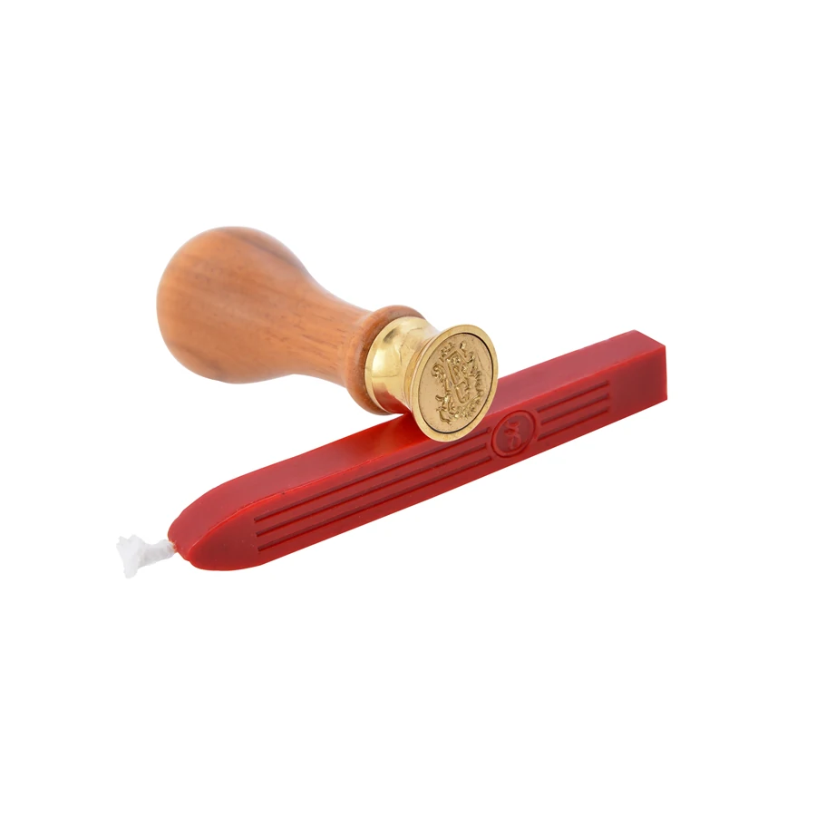 Lacre abecedario mango madera