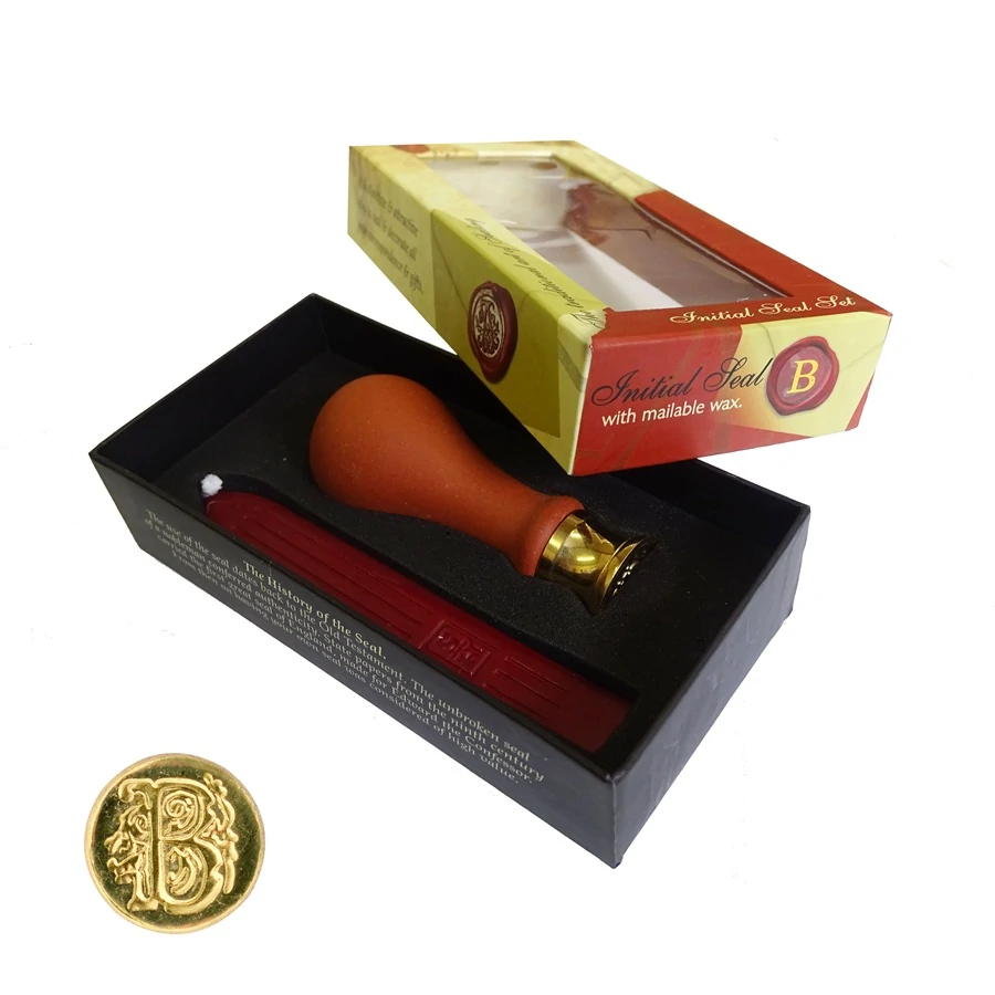 Lacre abecedario mango madera