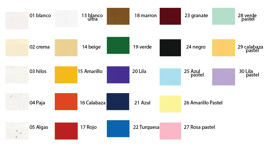 Papel artesano 100 grs