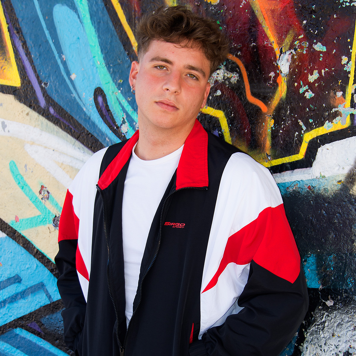Chaqueta Sirgo Sport 101 - Negro Rojo
