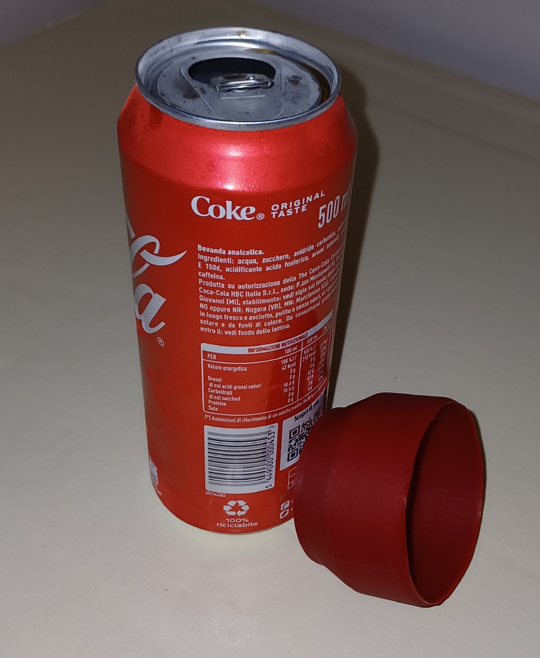 Tappo coca cola lattina 500ML