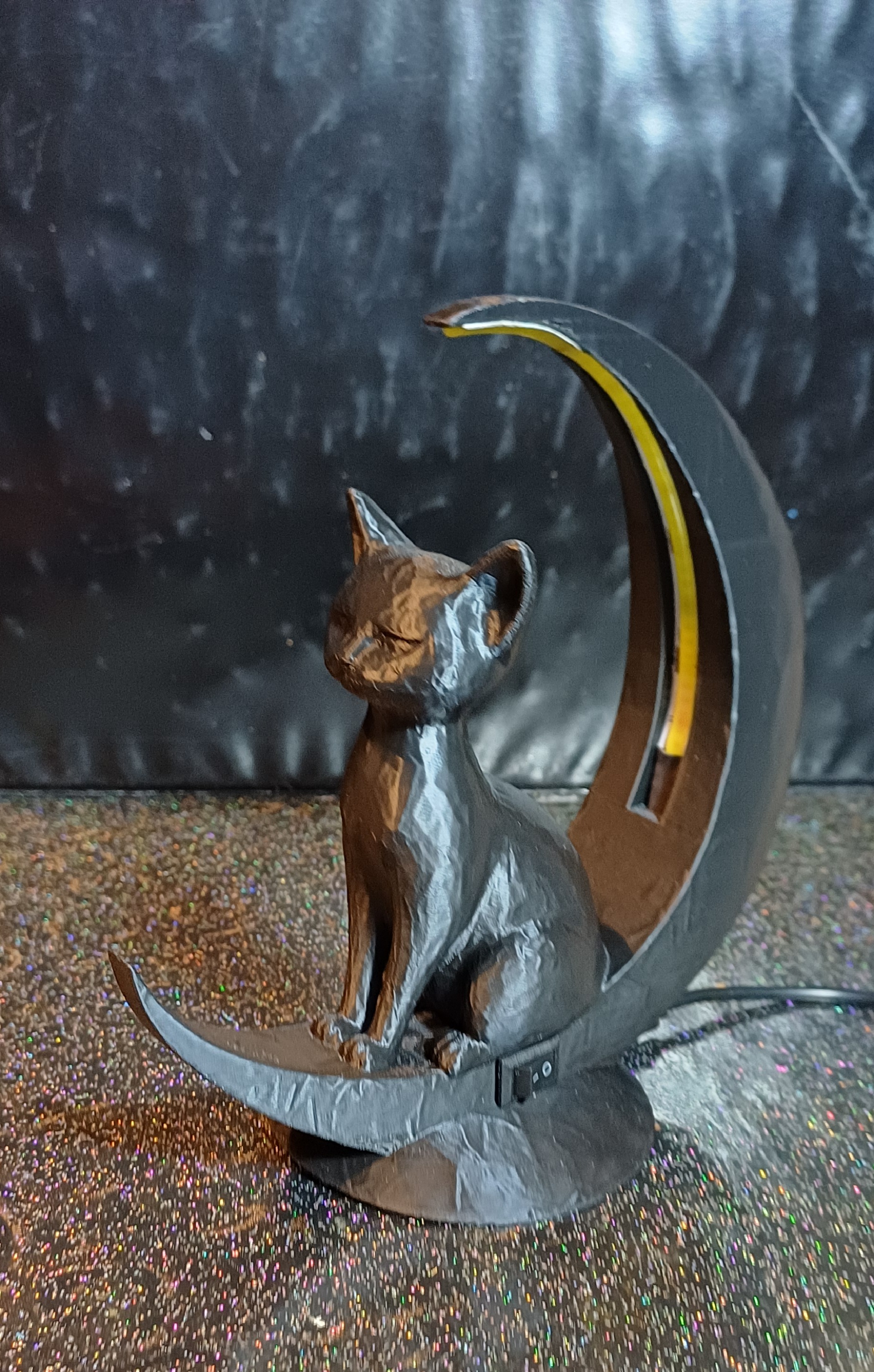 Lampada da tavolo gatto lunaLED