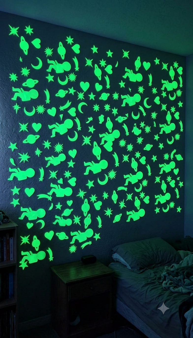 Set di Decorazioni Sagomate Spaziali