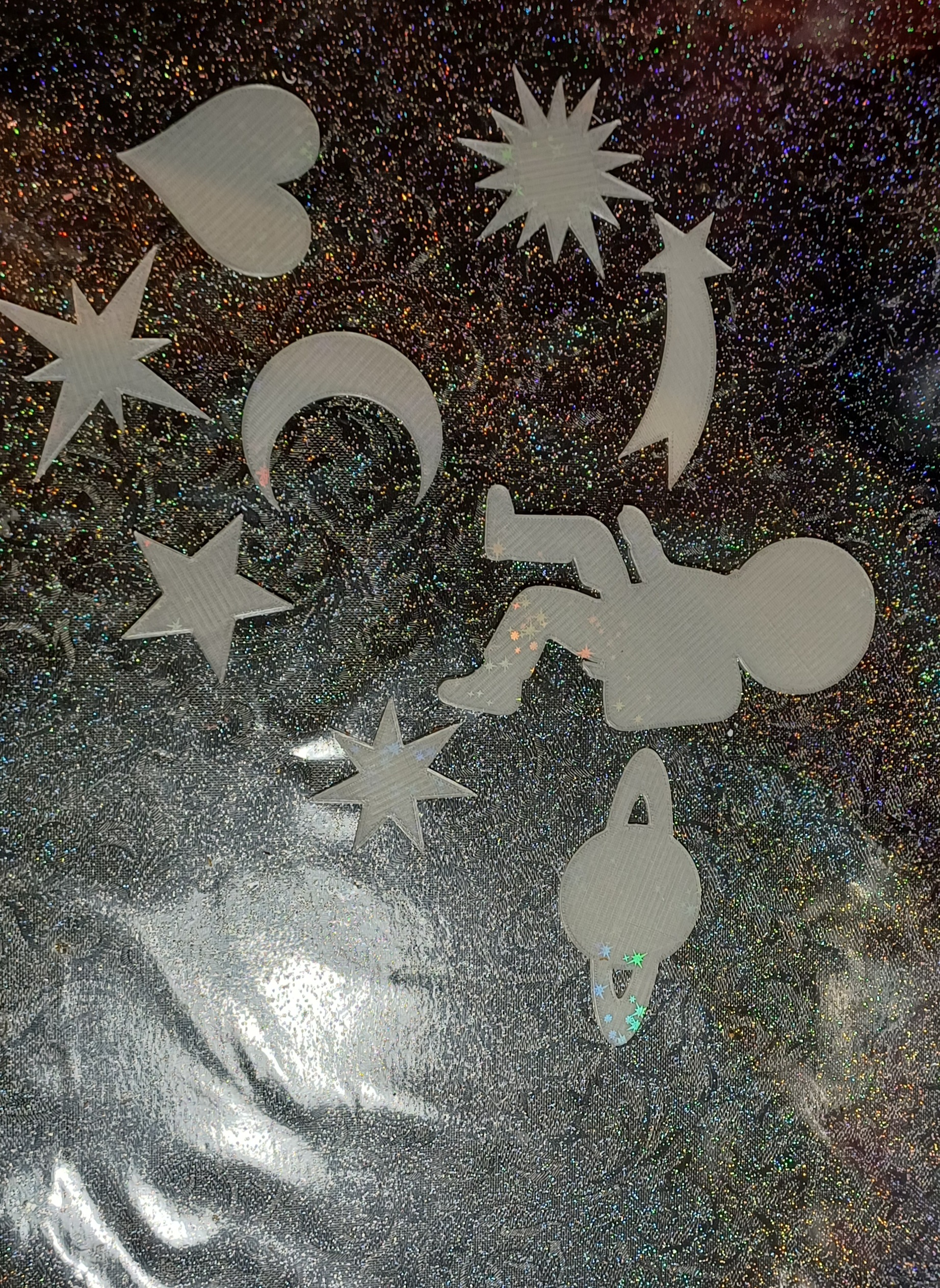 Set di Decorazioni Sagomate Spaziali