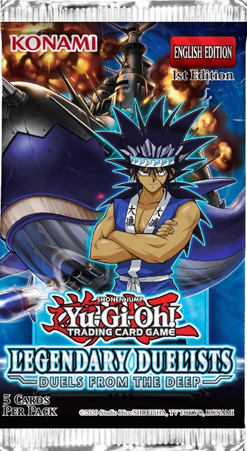 Yu-Gi-Oh! - LEGENDARY DUELISTS: DUELS FROM THE DEEP BOOSTER PACK - 1ST EDITION