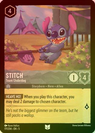 STITCH (TEAM UNDERDOG) - 171/204 - UNCOMMON (FOIL) 