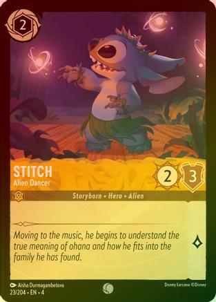 STITCH (ALIEN DANCER) - 23/204 - COMMON (FOIL) 