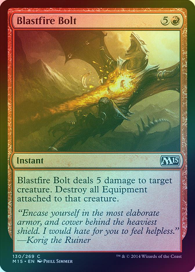 BLASTFIRE BOLT (FOIL) (M15) 