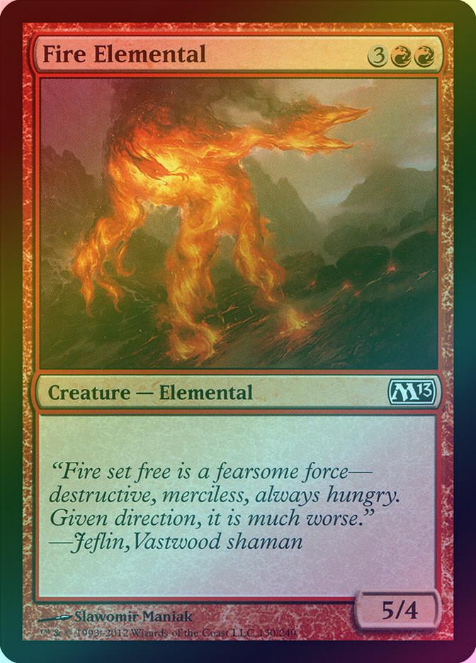 FIRE ELEMENTAL (FOIL) (M13) 