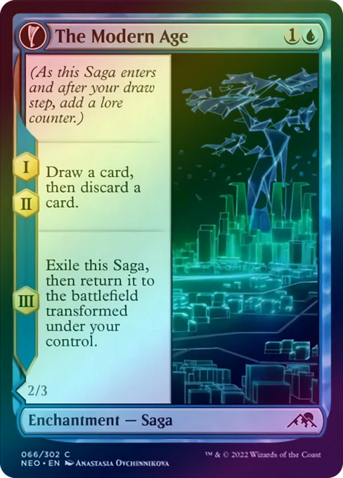 THE MODERN AGE // VECTOR GLIDER (NEO) (FOIL) Kamigawa: