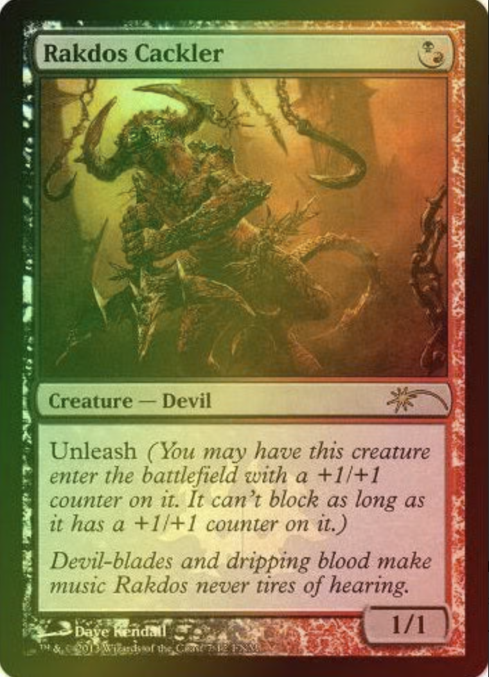 RAKDOS CACKLER (FOIL) (FNM) 