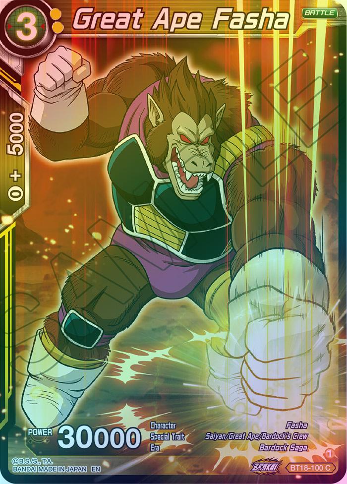 GREAT APE FASHA - BT18-100 - COMMON (FOIL) 