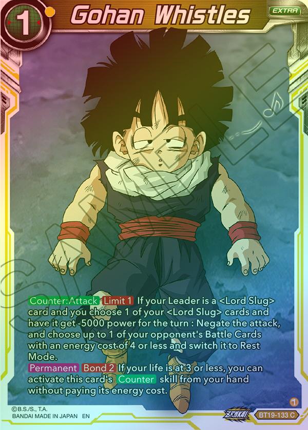 GOHAN WHISTLES - BT19-133 - COMMON (FOIL) 