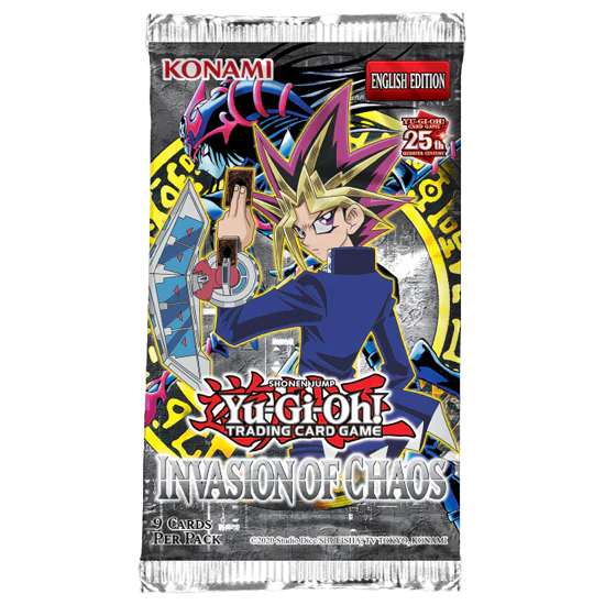 Yu-Gi-Oh! - 25TH ANNIVERSARY - INVASION OF CHAOS BOOSTER PACK 