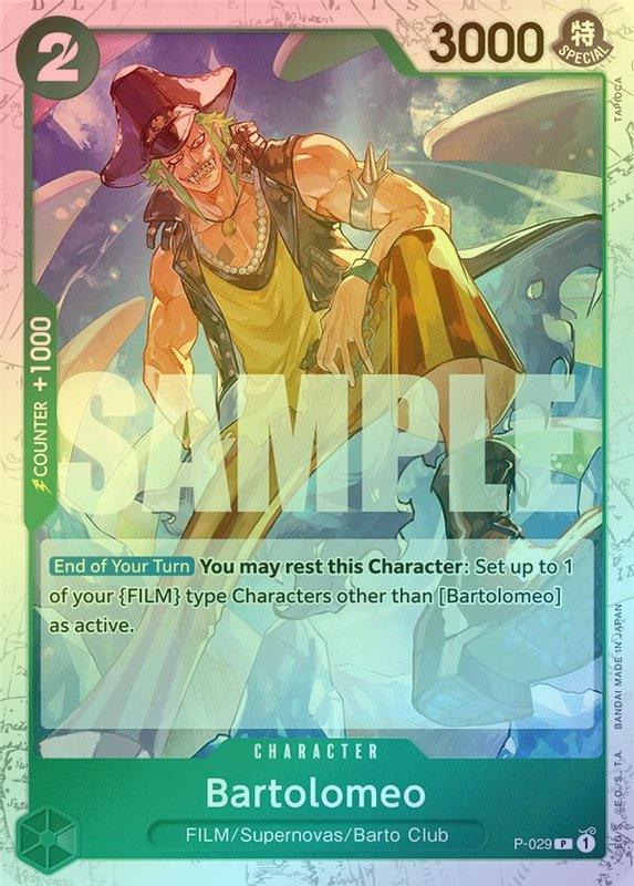 BARTOLOMEO (P-029) (JOLLY ROGER FOIL)- P-029 - PROMO 