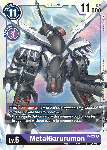 METALGARURUMON - P-027 - PROMO