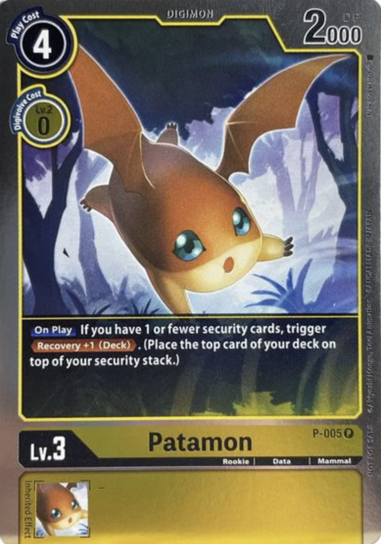 PATAMON - P-005 - (SILVER) PROMO 