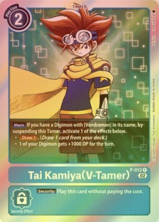 TAI KAMIYA (V-TAMER) (RESURGENCE BOOSTER REPRINT) - P-012 - PROMO (FOIL) 