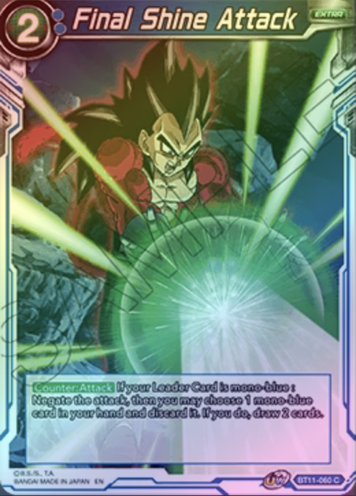 FINAL SHINE ATTACK - BT11-060 - COMMON (FOIL)