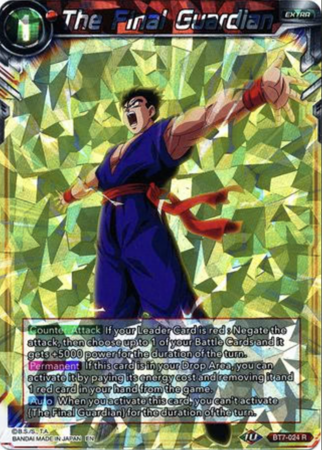 THE FINAL GUARDIAN - BT7-024 - RARE 